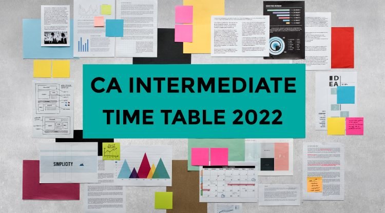 ca intermediate time table