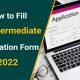 ca intermediate application form